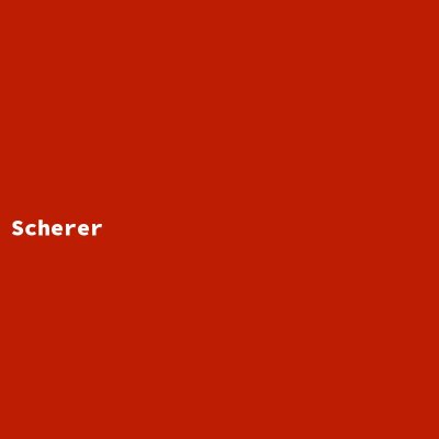 Hersteller: Scherer