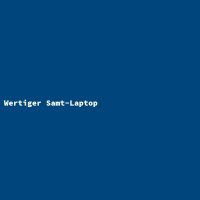 Wertiger Samt-Laptop