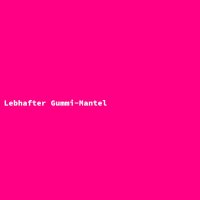 Lebhafter Gummi-Mantel