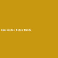 Imposantes Beton-Handy