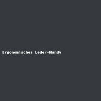 Ergonomisches Leder-Handy